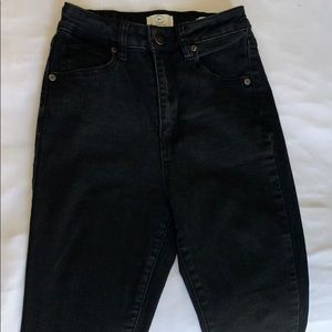 high rise gazer skinny jeans